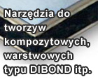 narzędzia do Dibondu